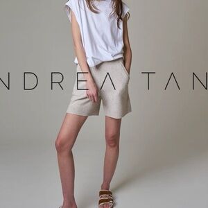 Andrea Tang merino wool knit Shorts